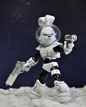Usagi Yojimbo Space Black & White Af NECA