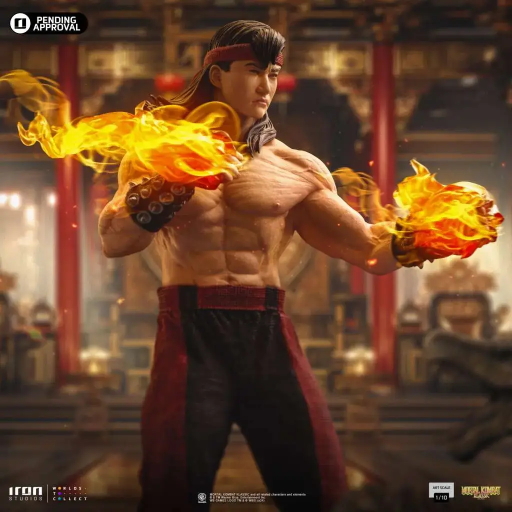 Statua Mortal Kombat Liu Kang 1/10 DS Modellismo Statua Mortal Kombat Liu Kang scala 1/10