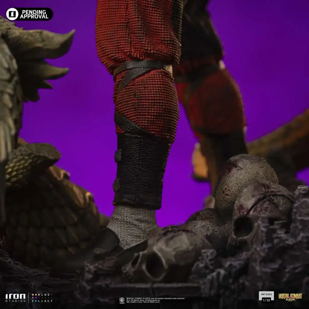 Statua Mortal Kombat Liu Kang 1/10 DS Modellismo Statua Mortal Kombat Liu Kang scala 1/10