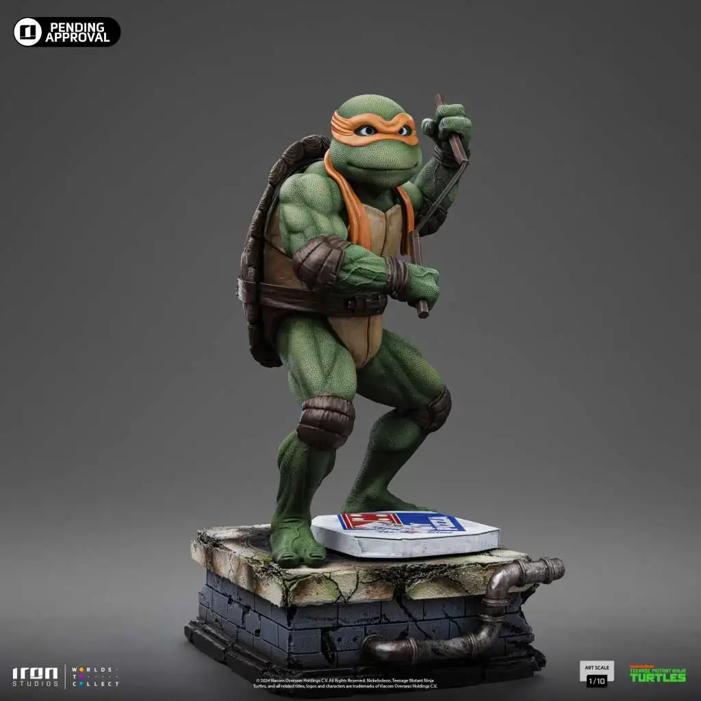 Statua Tmnt Movie Michelangelo 1/10 DS Modellismo Statua Tmnt Movie Michelangelo scala 1/10