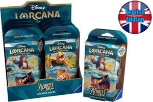 Lorcana Azurite Sea Starter Deck Display