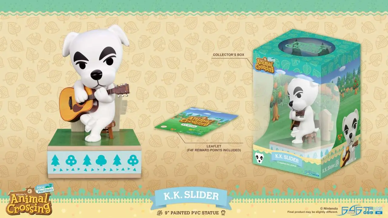 Statua Animal Crossing New Horizons KK Silder PVC DS Modellismo Statua Animal Crossing Horizons Kk Silder