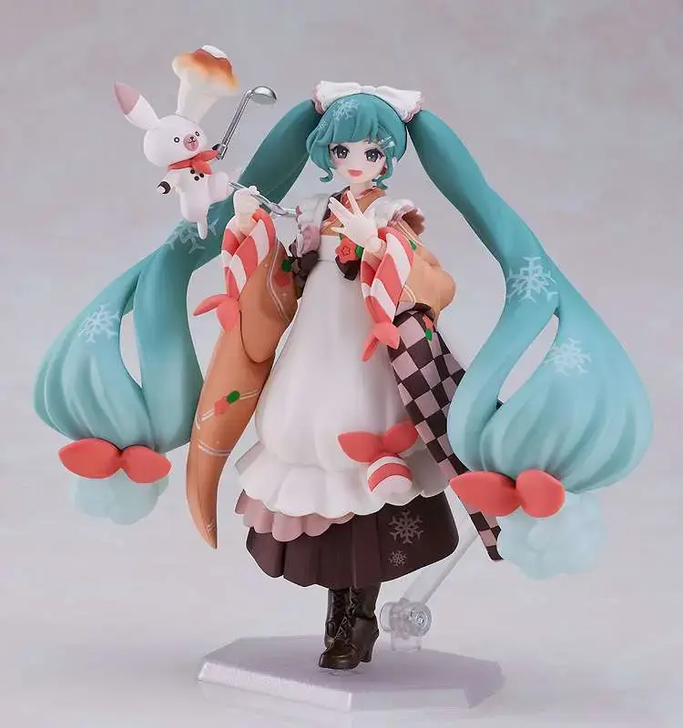 Hatsune Miku Snow Miku Winter Delicacy Figma AF DS Modellismo Hatsune Miku Snow Miku Winter Delicacy Figma