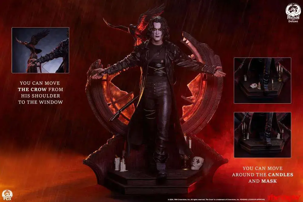 Statua The Crow 1:3 Scale Deluxe Edition DS Modellismo Statua Crow Scale Deluxe scala 1:3 PCS