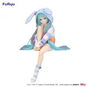 Hatsune Miku Rabbit Ear Hood Pajama Blue