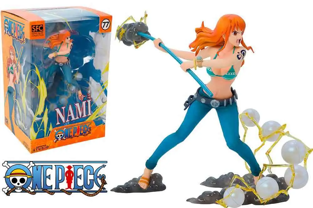 Statua One Piece Nami Battle Mode Super Figure Collection 1/10 PVC DS Modellismo Statua One Piece Nami Battle Mode scala 1/10