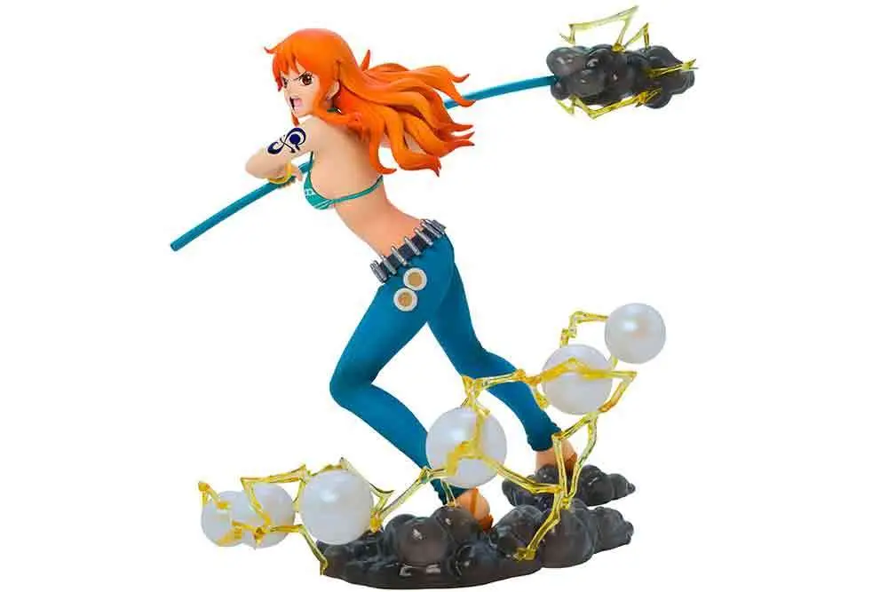 Statua One Piece Nami Battle Mode Super Figure Collection 1/10 PVC DS Modellismo Statua One Piece Nami Battle Mode scala 1/10