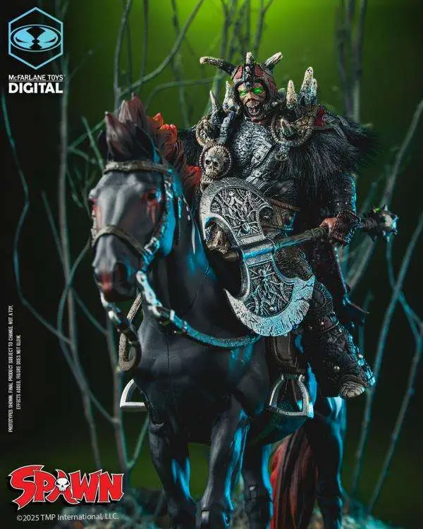 Spawn: the Dark Ages Spawn the Bloodaxe with Horse AF Two-Pack DS Modellismo Spawn: Dark Ages Spawn Bloodaxe with Horse