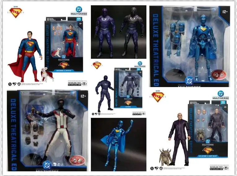 DC Theatrical DLX Superman Movie Asst 7INCH AF Set (6) DS Modellismo Dc Theatrical Dlx Superman Movie Asst 7INCH