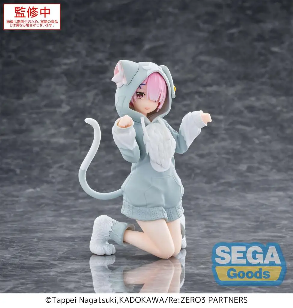 Rezero Ram Mofumofu Pack Yumemirize Fig DS Modellismo Rezero Ram Mofumofu Yumemirize SEGA