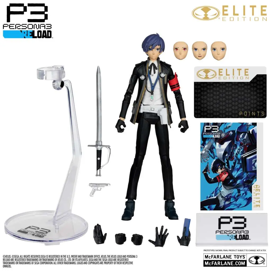 Persona 3 the Protagonist Elite Edition Action Figure DS Modellismo Persona 3 Protagonist Elite Action