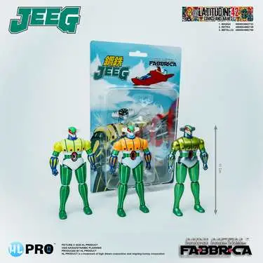 Jeeg Mini Metal Fabbrica Metallic Action Figure DS Modellismo Jeeg Mini Metal Fabbrica Metallic Action