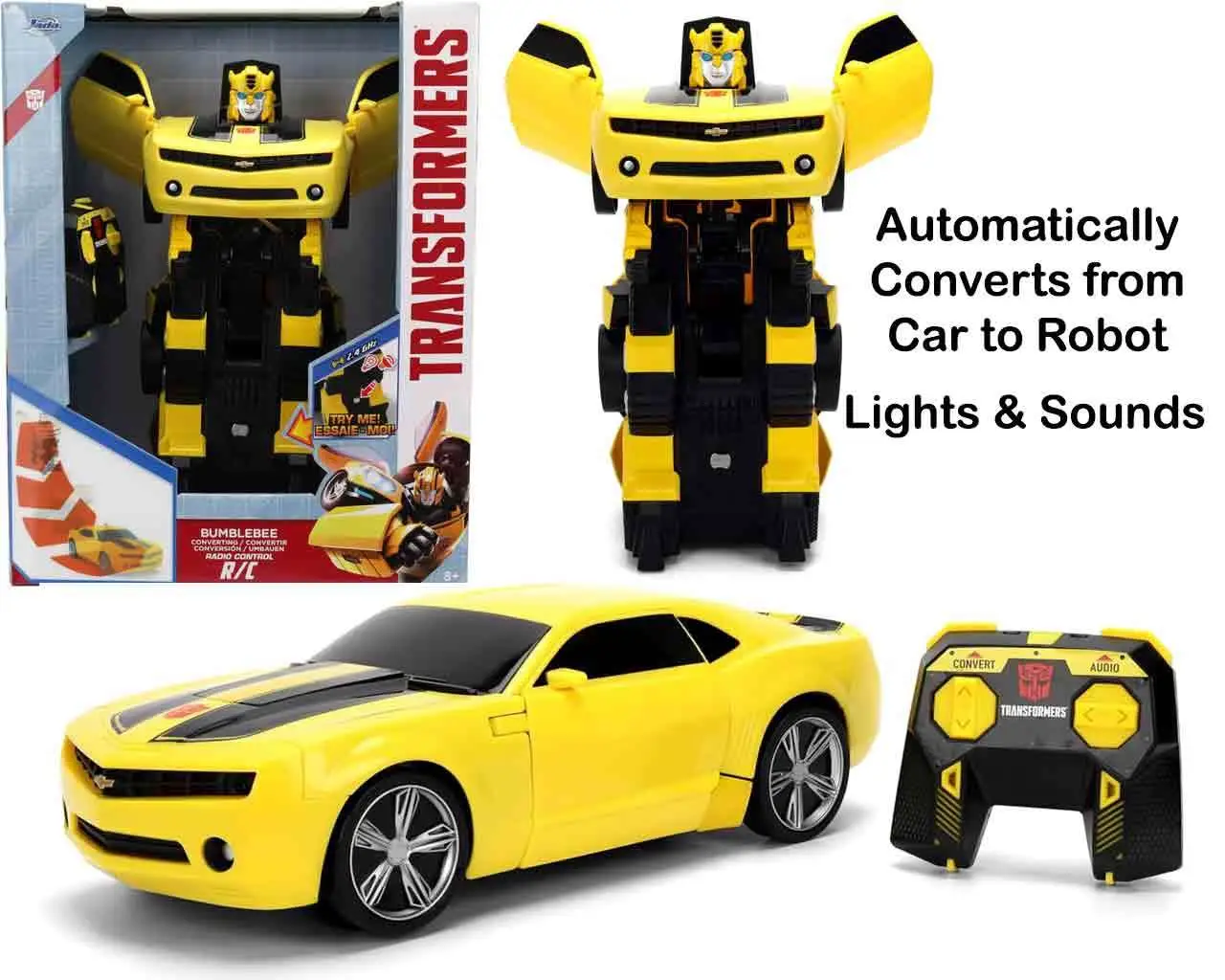 Transformers Bumblebee Transforming to Robot Remote Control Model DS Modellismo Transformers Bumblebee Transforming to Robot
