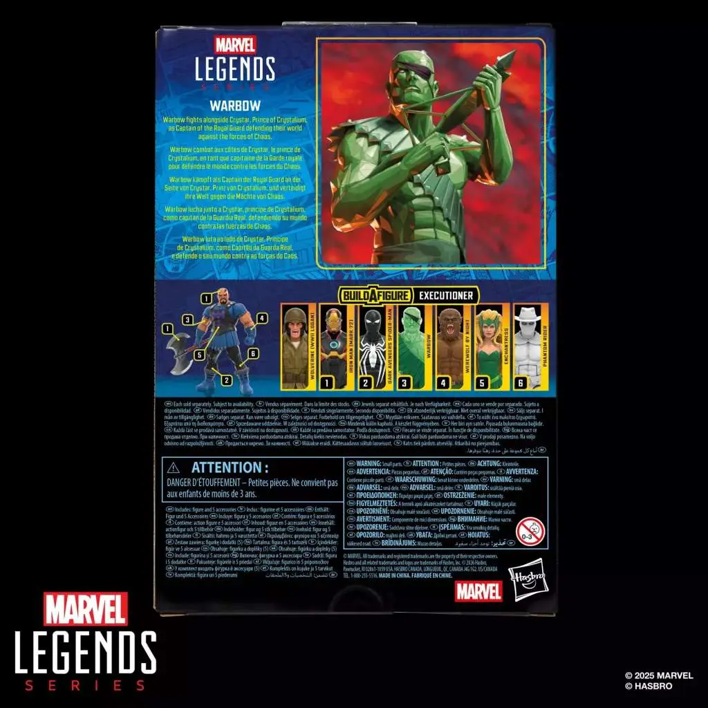 Marvel Legends Executioner BFS Warbow Action Figure DS Modellismo Marvel Legends Executioner Bfs Warbow Action