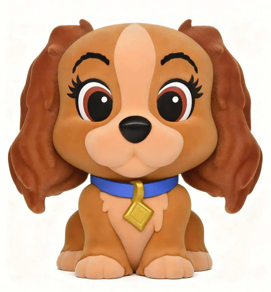 Salvadanaio Disney Dog Lady Figural Flocked! DS Modellismo Salvadanaio Disney Dog Lady Figural Flocked!