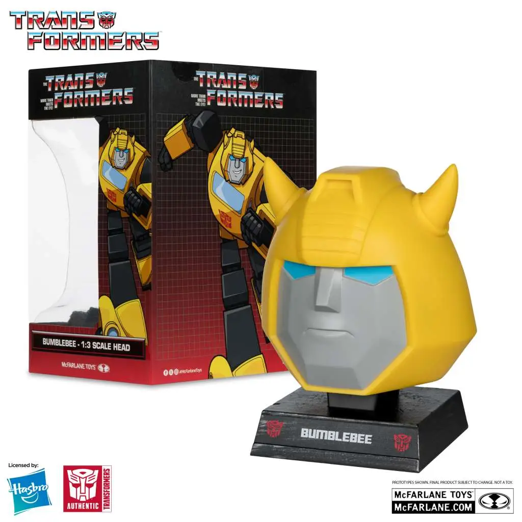 Transformers 1:3 Head Replica Bumblebee DS Modellismo Transformers Head Replica scala 1:3