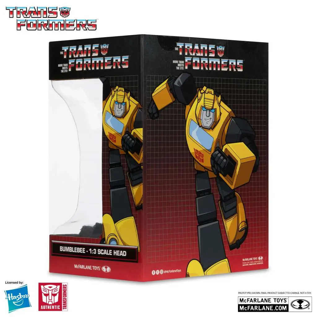 Transformers 1:3 Head Replica Bumblebee DS Modellismo Transformers Head Replica scala 1:3