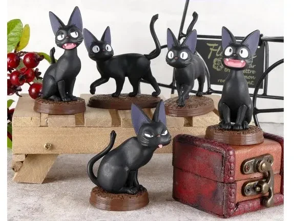 Kiki's Delivery Service Jiji Figures Assortment Display Box (6) DS Modellismo Kiki's Delivery Service Jiji Assortment