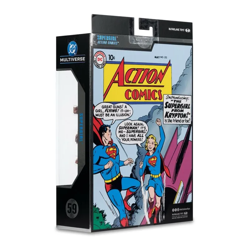 DC McFarlane Collector Edition Wave 14 7INCH Supergirl 1ST App Action Figure DS Modellismo Dc McFarlane Collector Wave 14 7INCH