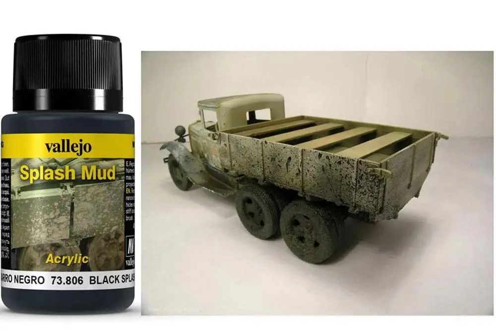 Weathering 73806 Black Splash Mud 40 ml DS Modellismo Weathering 73806 Black Splash Mud 40 ml