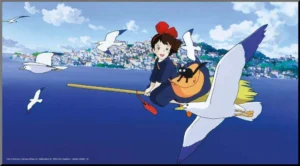 Kiki Delivery Wood Panel STUDIO GHIBLI