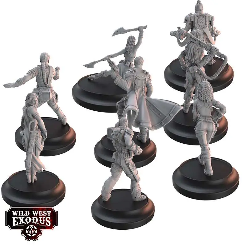 WWE Wayward Eight Posse DS Modellismo Wwe Wayward Eight Posse WARCRADLE STUDIO