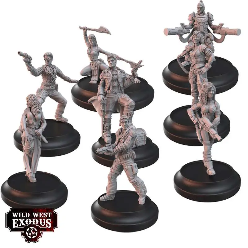 WWE Wayward Eight Posse DS Modellismo Wwe Wayward Eight Posse WARCRADLE STUDIO