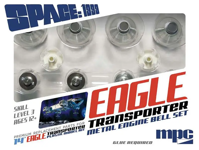 Space 1999 Eagle in metallo Engine Bell Set DS Modellismo Space 1999 Eagle in metallo Engine Bell