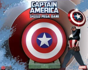 Salvadanaio Captain America Shield Mega