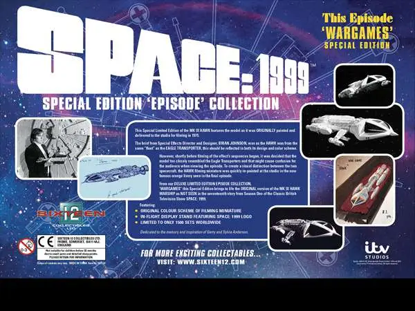 Space 1999 Wargames White Hawk Spec Edit DS Modellismo Space 1999 Wargames White Hawk Spec Edit