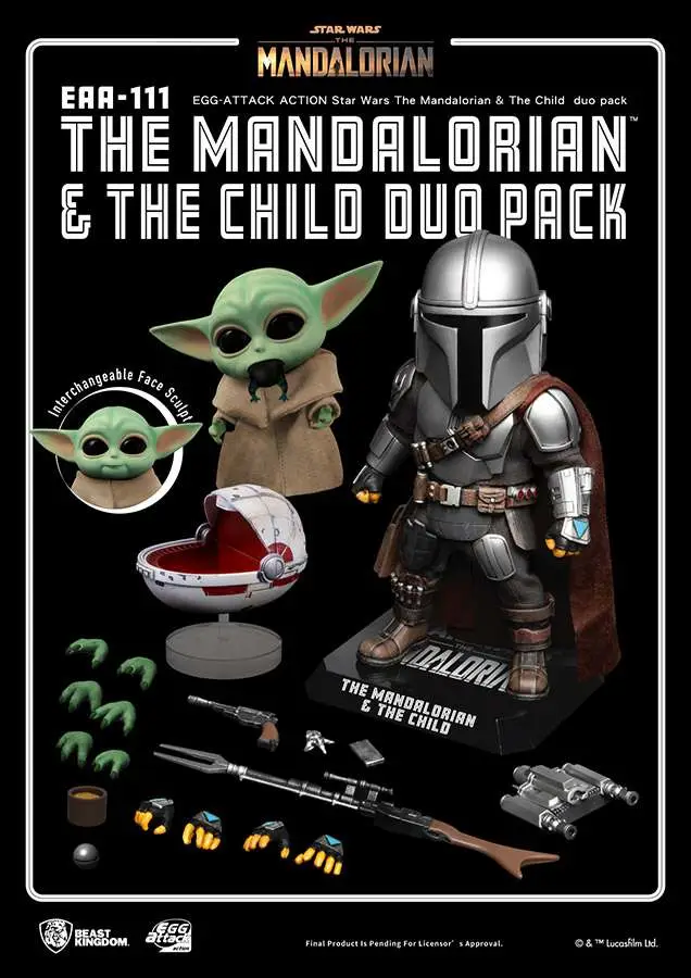 SW Egg AA Mandalorian & the Child Duo PK DS Modellismo Sw Egg Aa Mandalorian & Child Duo Pk