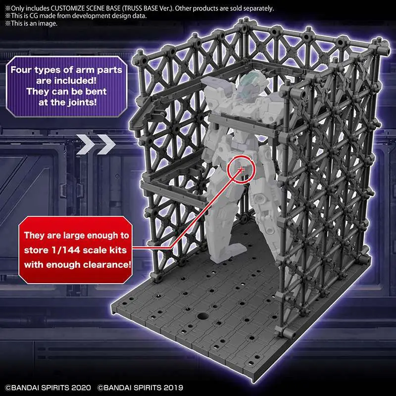 Customize Scene Base Truss Base Ver DS Modellismo Customize Scene Base Truss Base