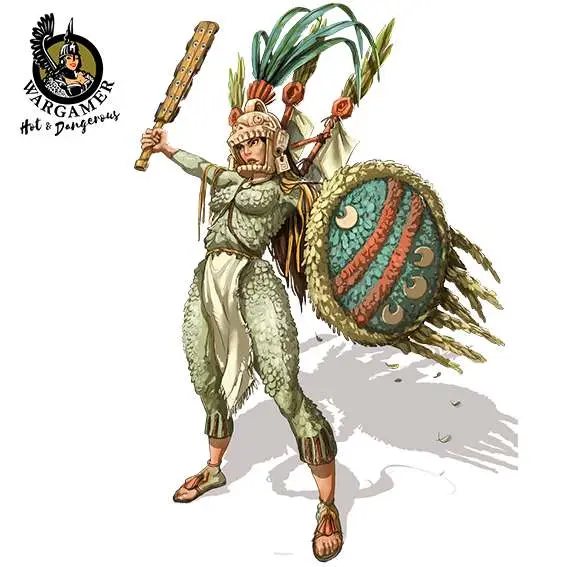 54 mm Atotoztli the Aztec Warrior DS Modellismo Atotoztli Aztec Warrior HOT AND DANGEROUS