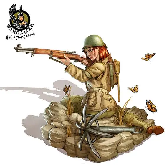 54 mm Betty the Ranger DS Modellismo 54 mm Betty Ranger HOT AND DANGEROUS
