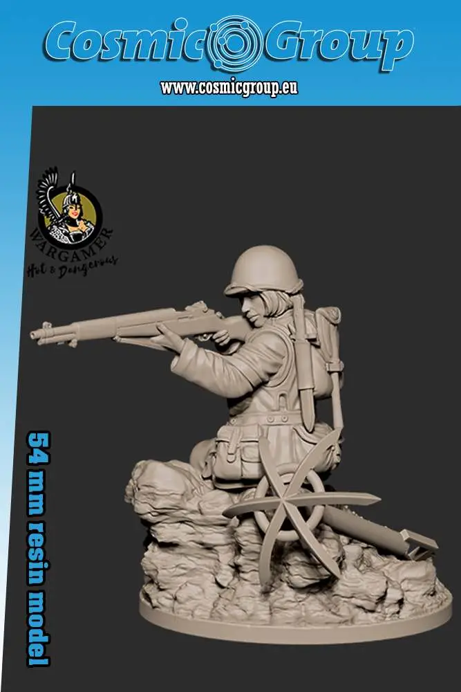 54 mm Betty the Ranger DS Modellismo 54 mm Betty Ranger HOT AND DANGEROUS