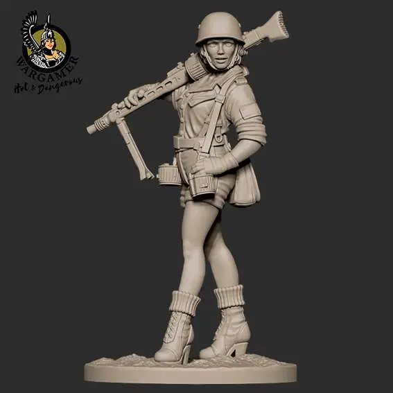 54 mm Johanna Dust 1947 Girl DS Modellismo Johanna Dust 1947 Girl HOT AND DANGEROUS