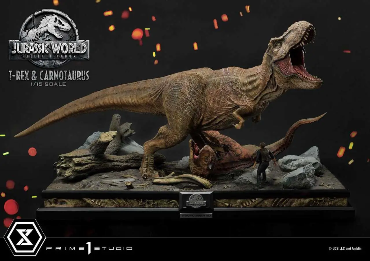 Jurassic World FK T-rex/carnotaurus Stat DS Modellismo Jurassic World Fk T-rex/carnotaurus Stat
