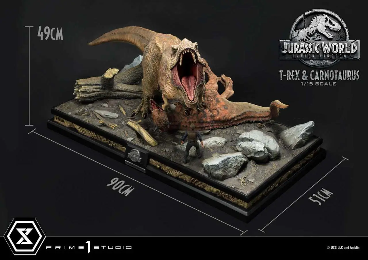 Jurassic World FK T-rex/carnotaurus Stat DS Modellismo Jurassic World Fk T-rex/carnotaurus Stat