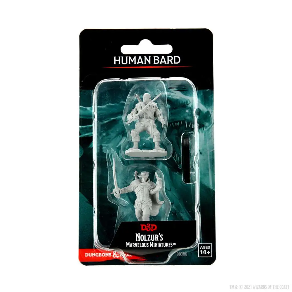 D&D Nolzur Mum Human Bard Male DS Modellismo D&D Nolzur Mum Human Bard Male WIZKIDS