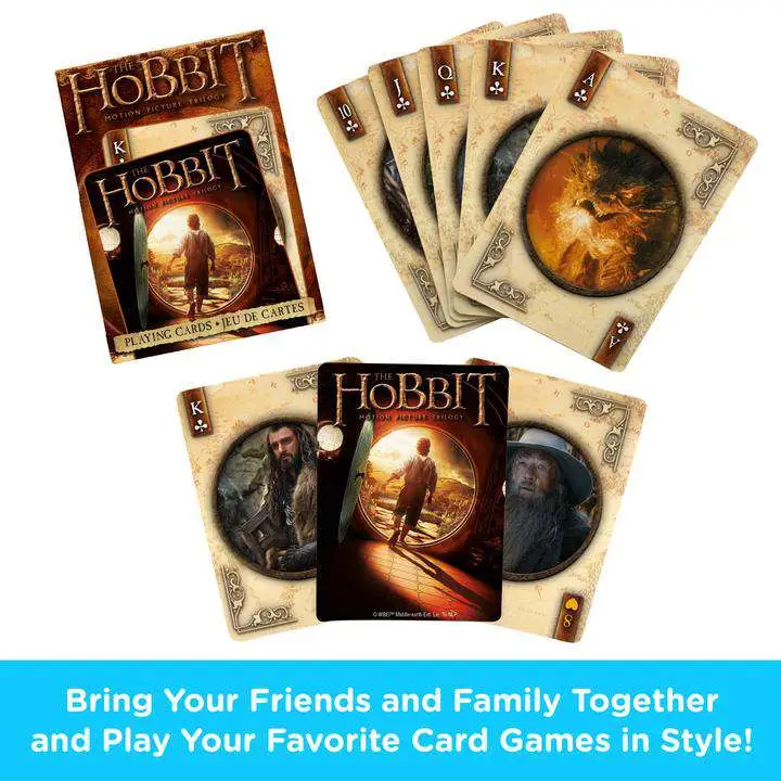 The Hobbit Playing Cards DS Modellismo Hobbit Playing Cards AQUARIUS ENT