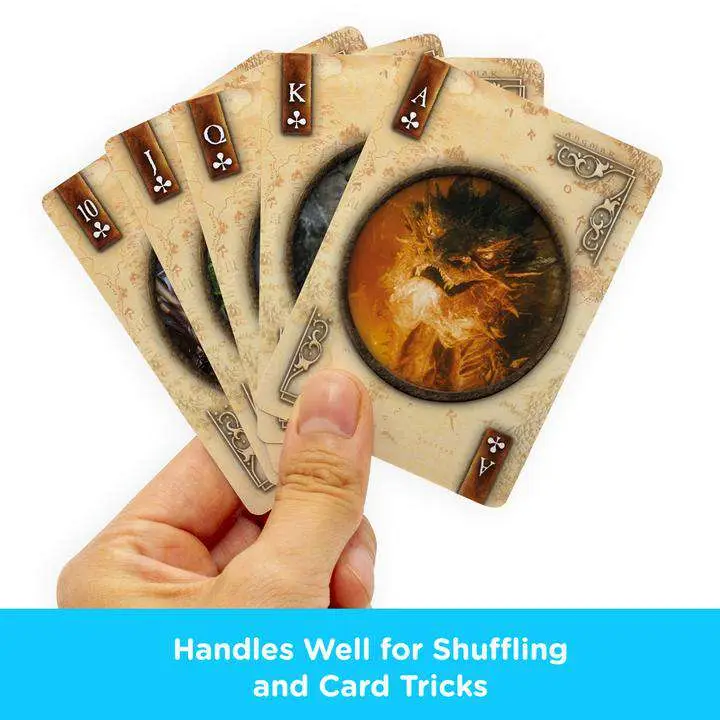 The Hobbit Playing Cards DS Modellismo Hobbit Playing Cards AQUARIUS ENT
