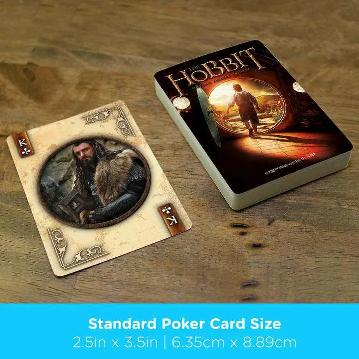 The Hobbit Playing Cards DS Modellismo Hobbit Playing Cards AQUARIUS ENT