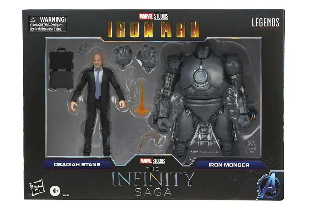 ML IS Iron Monger & Obadiah Stane AF DS Modellismo Ml Is Iron Monger & Obadiah Stane Af HASBRO
