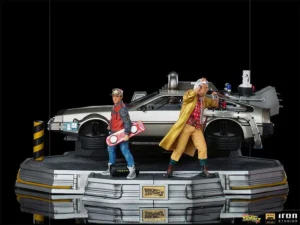 Bttf 2 Delorean Full Dlx Set Art scala 1/10