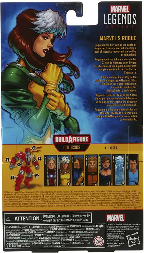 Marvel Legends Aoa Rogue AF DS Modellismo Marvel Legends Aoa Rogue Af HASBRO