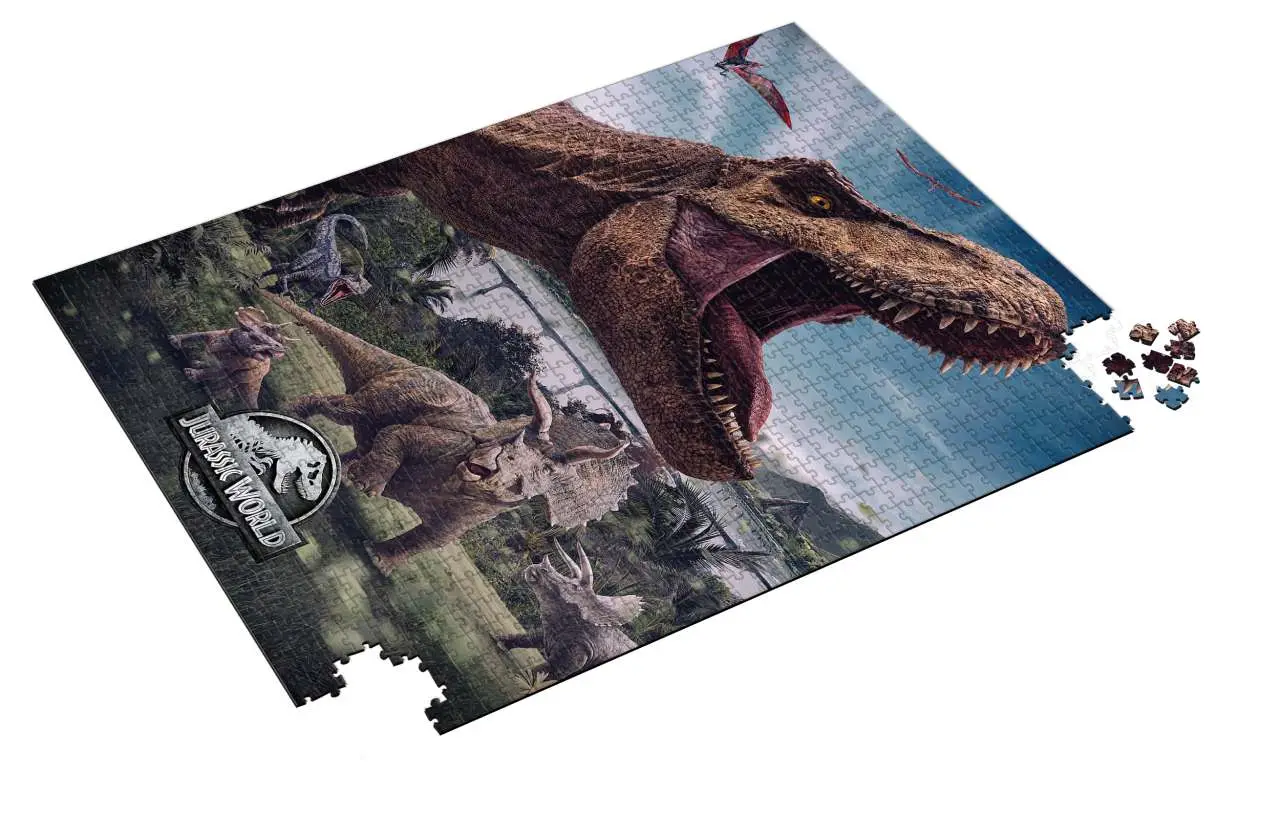 Jurassic World Poster Trex 1000PCS Puzzl DS Modellismo Jurassic World Poster Trex 1000PCS Puzzl