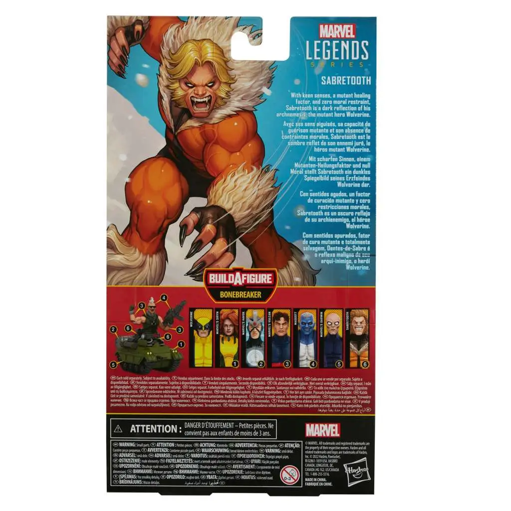 Marvel Legends X-Men Sabretooth AF DS Modellismo Marvel Legends X-Men Sabretooth Af HASBRO