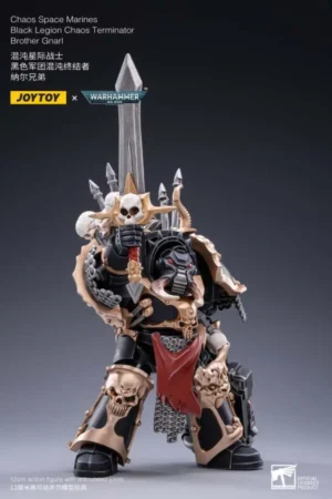 WH40K Black Legion Brother Gnarl scala 1/18