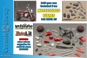 Tuareg Moto Zodiaco Model Kit scala 1/12
