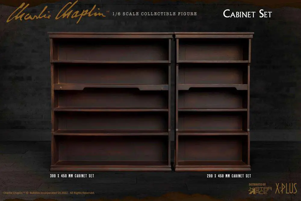 Charlie Chaplin 1/6 Cabinet Set DS Modellismo Charlie Chaplin Cabinet Set scala 1/6